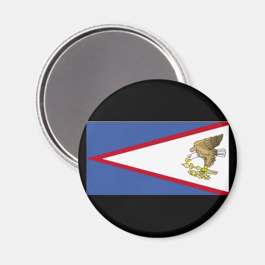 Flagge Amerikanisch-Samoas Magnet (Vorderseite/Rückseite)