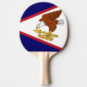 Flagge Amerikanisch-Samoas Tischtennis Schläger (Vorderseite)