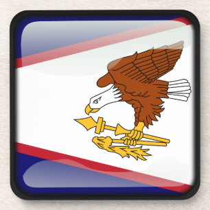 Flagge Amerikanisch-Samoas Untersetzer