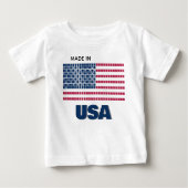 Flagge Amerikas Baby T-shirt (Vorderseite)