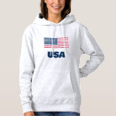 Flagge Amerikas Hoodie (Vorderseite)
