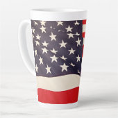 Flagge Amerikas Milchtasse (Linke Ecke)