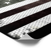 Flagge Amerikas Poster (Ecke)