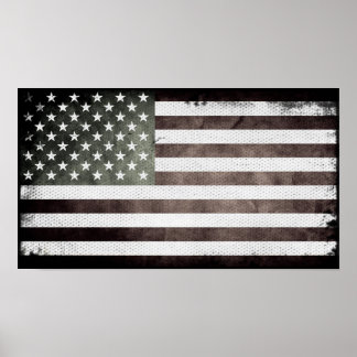 Flagge Amerikas Poster