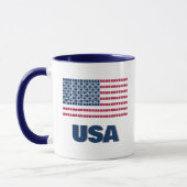 Flagge Amerikas Tasse (Links)