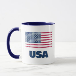 Flagge Amerikas Tasse