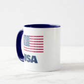 Flagge Amerikas Tasse (Vorderseite Links)