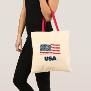 Flagge Amerikas Tragetasche