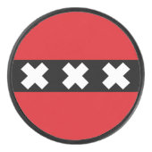 Flagge Amsterdam, Hockey Puck Niederlande (Vorderseite)
