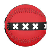 Flagge Amsterdam, Niederlande Baseball (Vorderseite Links)