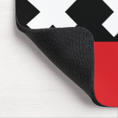 Flagge Amsterdam, Niederlande Mousepad (Ecke)