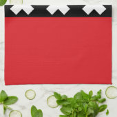 Flagge Amsterdam, Niederlande Tote Beutel Geschirrtuch (Gefaltet)