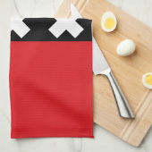 Flagge Amsterdam, Niederlande Tote Beutel Geschirrtuch (Viertel Falte)