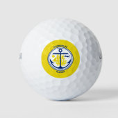 Flagge Anchorage, Alaska Golf Balls Golfball (Vorderseite)