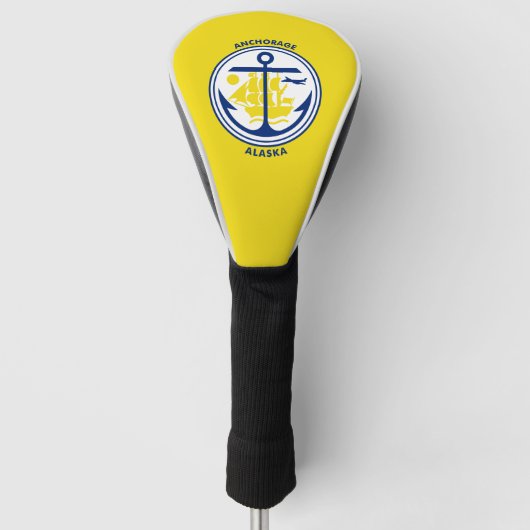 Flagge Anchorage, Alaska Golf Head Cover Headcover (Vorderseite)