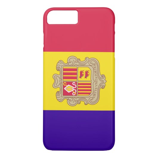 Flagge Andorras Case-Mate iPhone Hülle (Rückseite)