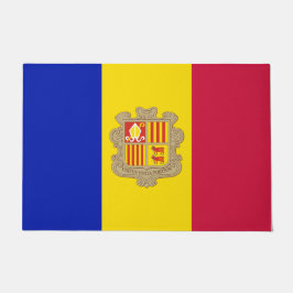 Flagge Andorras Fußmatte