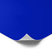 Flagge Andorras Poster (Ecke)