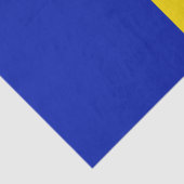 Flagge Andorras Seidenpapier (Detail)