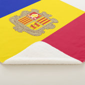 Flagge Andorras Sherpadecke (3/4)