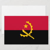Flagge Angolas Briefpapier (Vorne/Hinten)