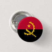 Flagge Angolas Button (Vorne & Hinten)