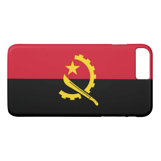 Flagge Angolas Case-Mate iPhone Hülle (Rückseite (Horizontal))