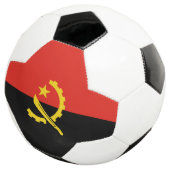 Flagge Angolas Fußball (Dreiviertel)