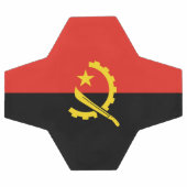 Flagge Angolas Fußball (Flach)