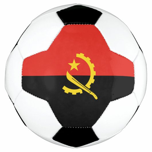 Flagge Angolas Fußball (Vorderseite)