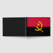 Flagge Angolas Gästebuch (Voll)