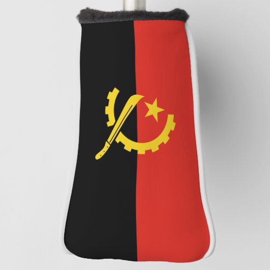 Flagge Angolas Golf Headcover (Rotieren 90)