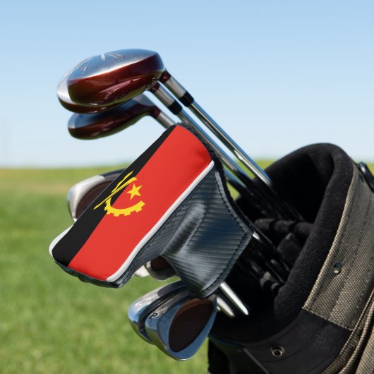 Flagge Angolas Golf Headcover (In Situ)
