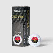 Flagge Angolas Golfball (Verpackungen)