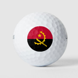 Flagge Angolas Golfball