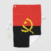 Flagge Angolas Golfhandtuch (Insitu)