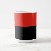 Flagge Angolas Kaffeetasse (Mittel)