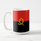 Flagge Angolas Kaffeetasse (Links)