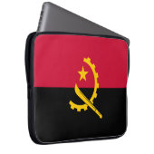 Flagge Angolas Laptopschutzhülle (Vorne Rechts)