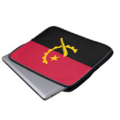 Flagge Angolas Laptopschutzhülle (Vorne Knopf)