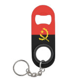 Flagge Angolas Mini Flaschenöffner (Vorderseite)