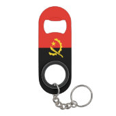 Flagge Angolas Mini Flaschenöffner (Rückseite)