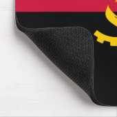 Flagge Angolas Mousepad (Ecke)