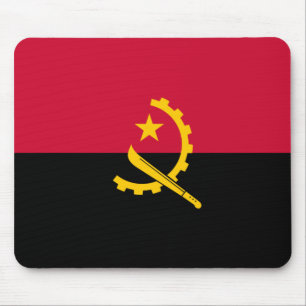 Flagge Angolas Mousepad