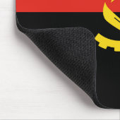Flagge Angolas Mousepad (Ecke)