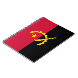 Flagge Angolas Notizblock