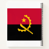 Flagge Angolas Notizblock (Rückseite)
