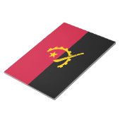 Flagge Angolas Notizblock (angewinkelt)