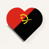 Flagge Angolas Notizblock (Vorderseite)