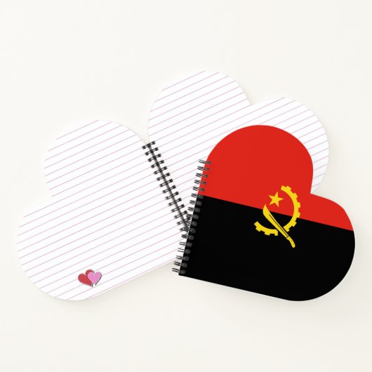Flagge Angolas Notizblock (Innenseite)
